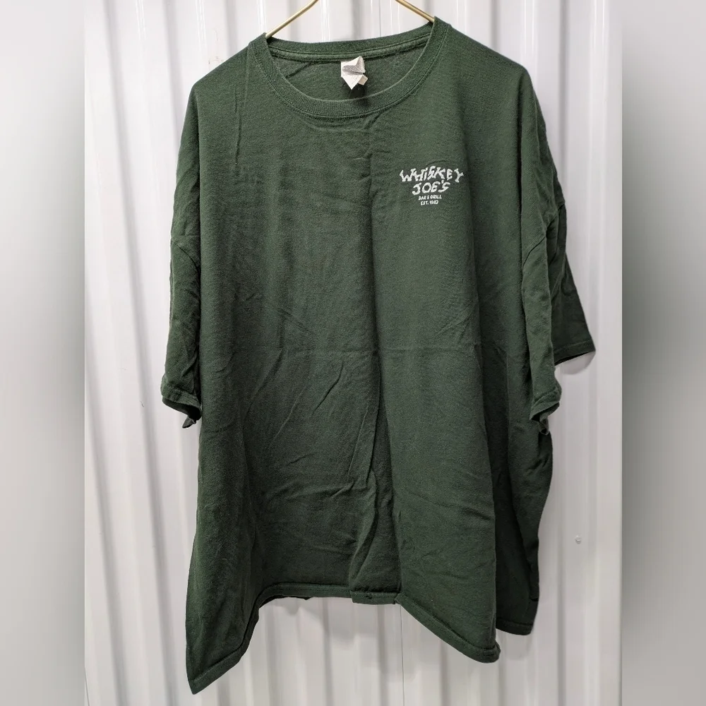 Whiskey Joe's Gildan Dark Green Short Sleeve Tee